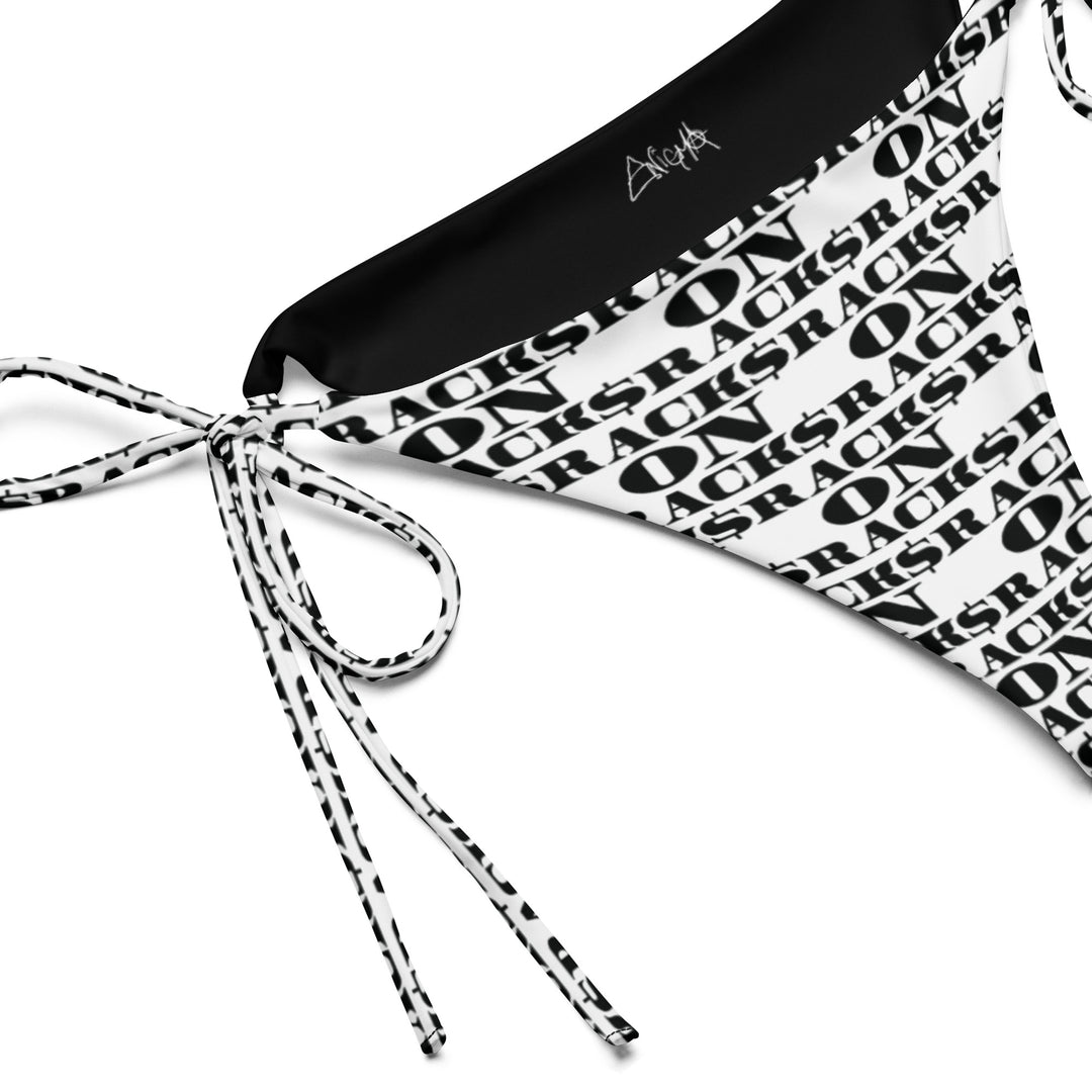 ENIGMA MIDNIGHT Club Money String Bikini Bottoms