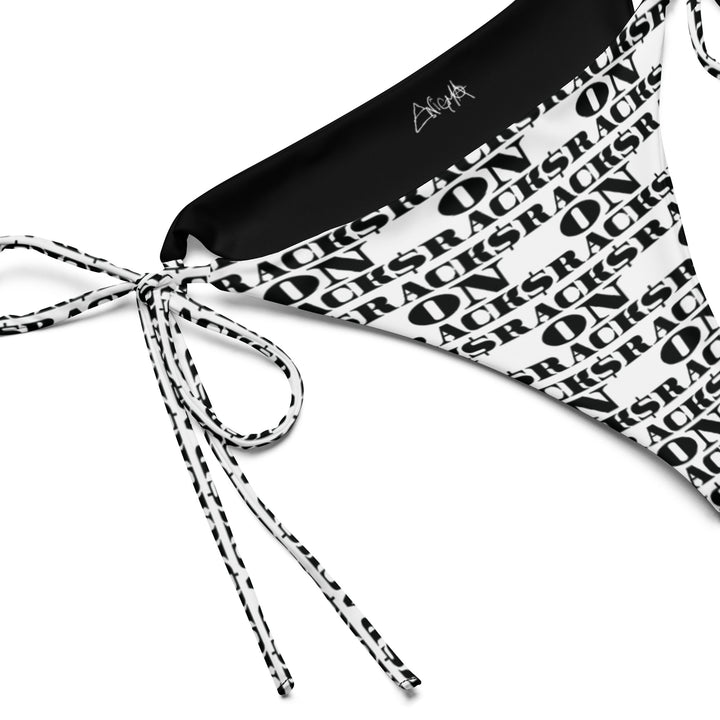 ENIGMA MIDNIGHT Club Money String Bikini Bottoms